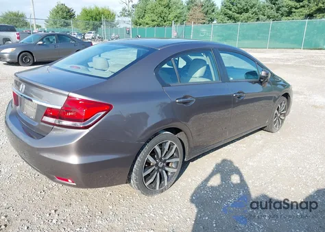 2014 Honda Civic Ex-L z USA, uszkodzony, nr VIN 19XFB2F95EE077760